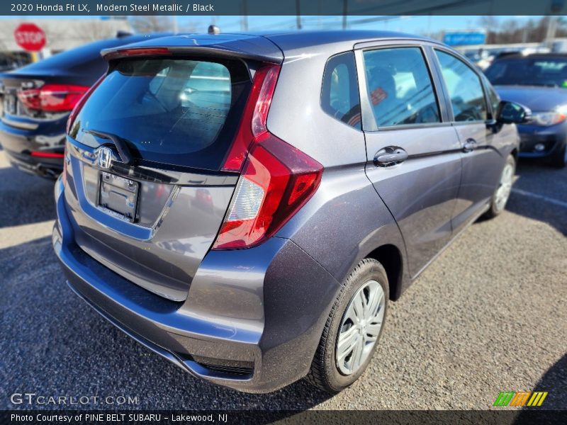 Modern Steel Metallic / Black 2020 Honda Fit LX