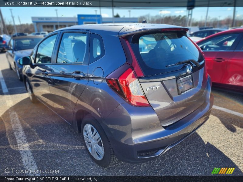 Modern Steel Metallic / Black 2020 Honda Fit LX