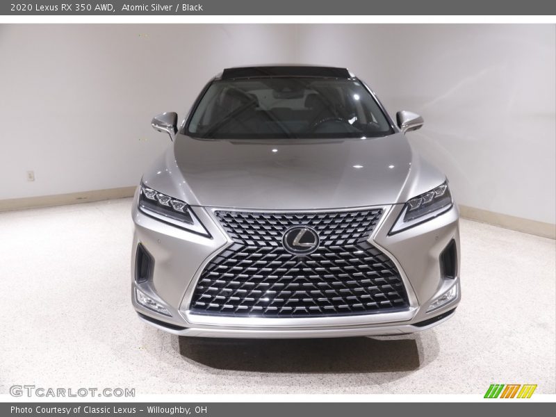 Atomic Silver / Black 2020 Lexus RX 350 AWD