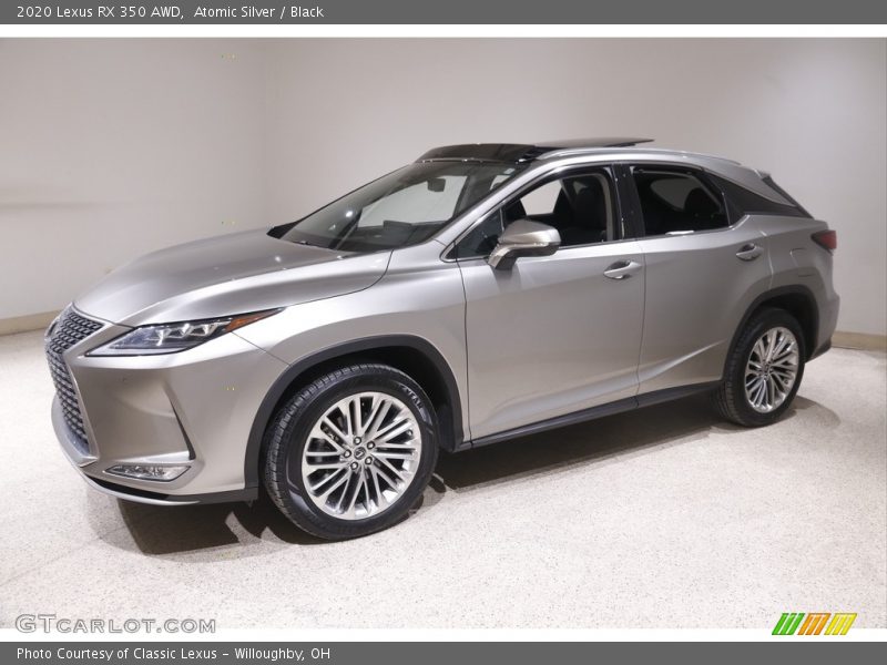 Atomic Silver / Black 2020 Lexus RX 350 AWD