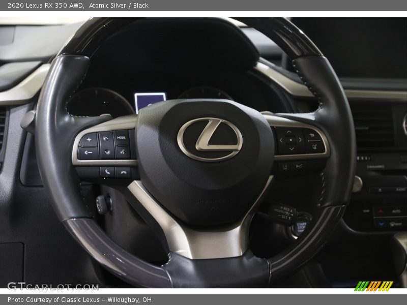 Atomic Silver / Black 2020 Lexus RX 350 AWD