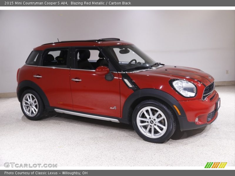  2015 Countryman Cooper S All4 Blazing Red Metallic