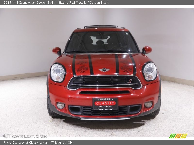 Blazing Red Metallic / Carbon Black 2015 Mini Countryman Cooper S All4