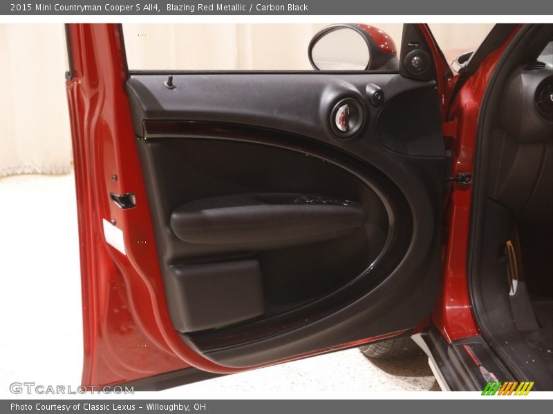 Blazing Red Metallic / Carbon Black 2015 Mini Countryman Cooper S All4