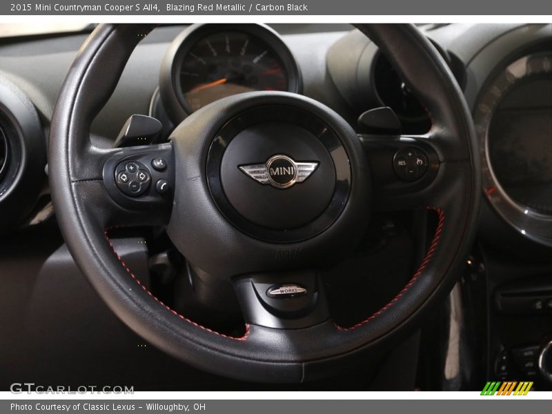 Blazing Red Metallic / Carbon Black 2015 Mini Countryman Cooper S All4