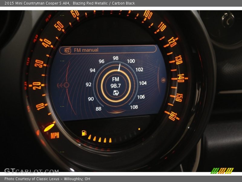 Audio System of 2015 Countryman Cooper S All4