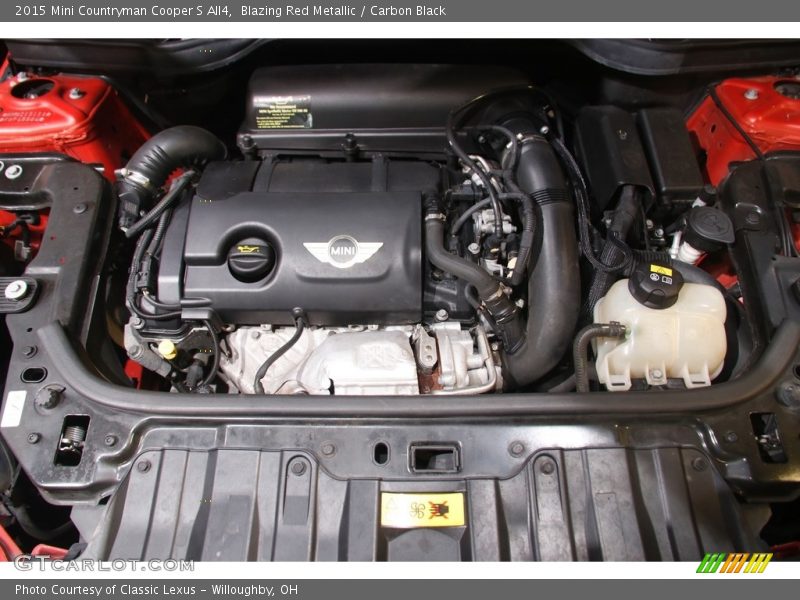  2015 Countryman Cooper S All4 Engine - 1.6 Liter Turbocharged DOHC 16-Valve VVT 4 Cylinder