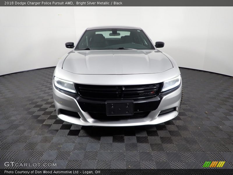 Bright Silver Metallic / Black 2018 Dodge Charger Police Pursuit AWD