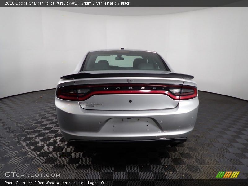 Bright Silver Metallic / Black 2018 Dodge Charger Police Pursuit AWD