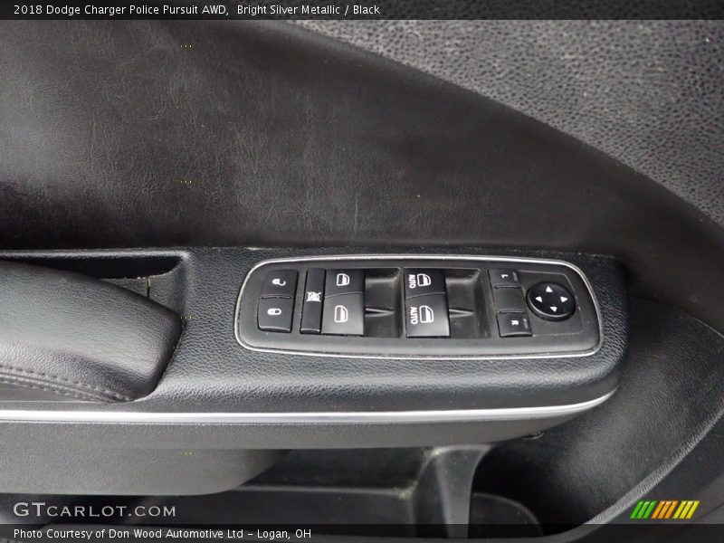 Bright Silver Metallic / Black 2018 Dodge Charger Police Pursuit AWD