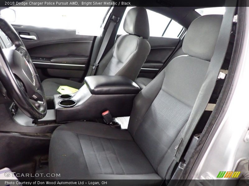 Bright Silver Metallic / Black 2018 Dodge Charger Police Pursuit AWD