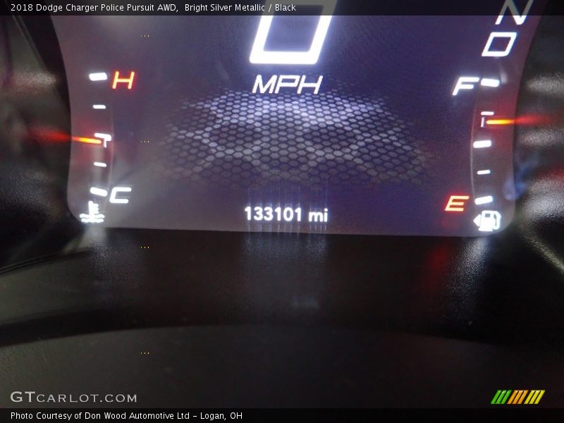 Bright Silver Metallic / Black 2018 Dodge Charger Police Pursuit AWD