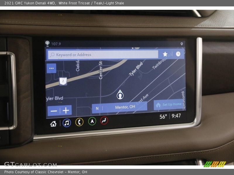 Navigation of 2021 Yukon Denali 4WD