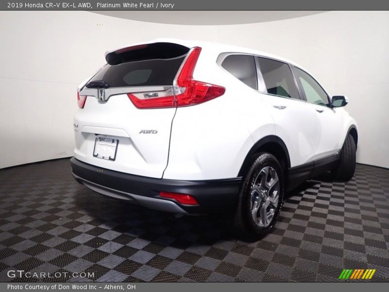 Platinum White Pearl / Ivory 2019 Honda CR-V EX-L AWD