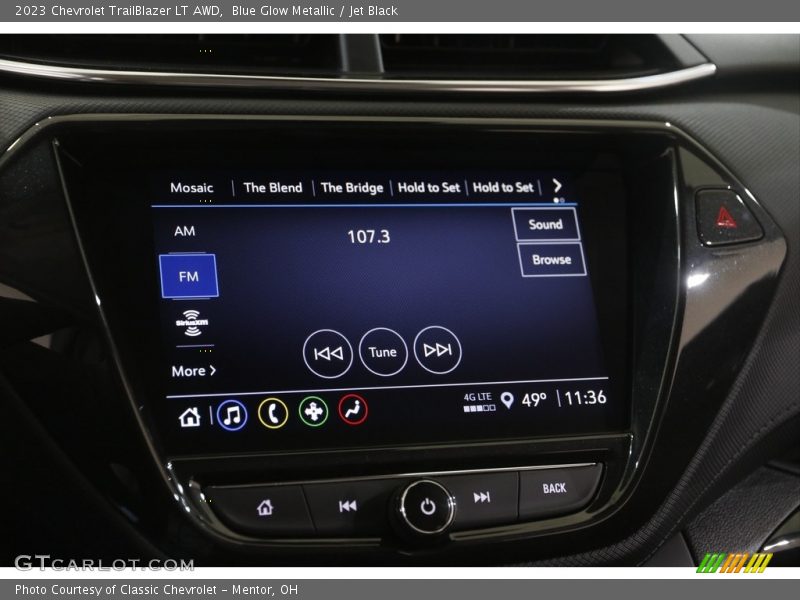 Blue Glow Metallic / Jet Black 2023 Chevrolet TrailBlazer LT AWD