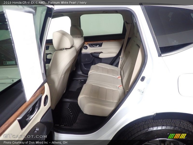 Platinum White Pearl / Ivory 2019 Honda CR-V EX-L AWD