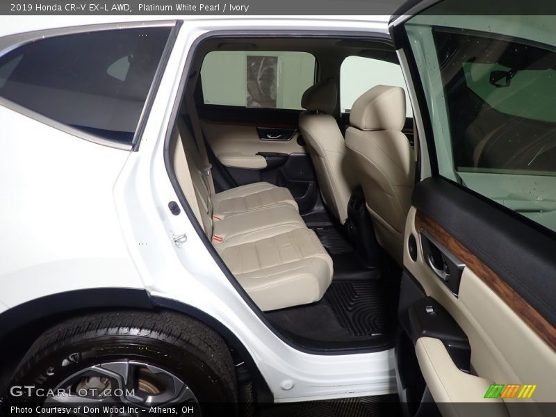 Platinum White Pearl / Ivory 2019 Honda CR-V EX-L AWD