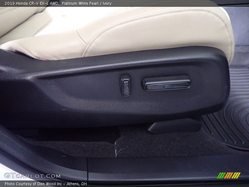 Platinum White Pearl / Ivory 2019 Honda CR-V EX-L AWD
