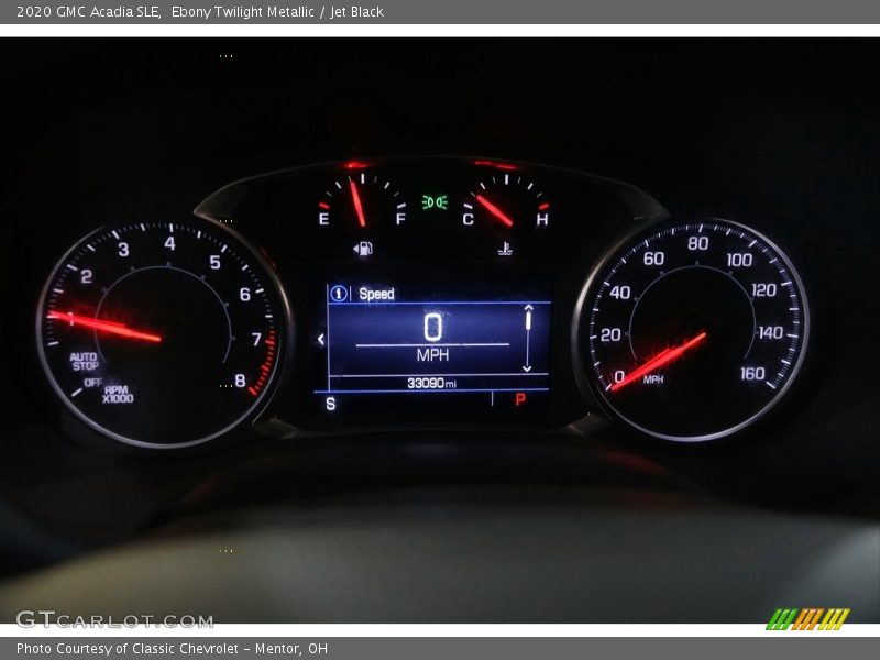 Ebony Twilight Metallic / Jet Black 2020 GMC Acadia SLE