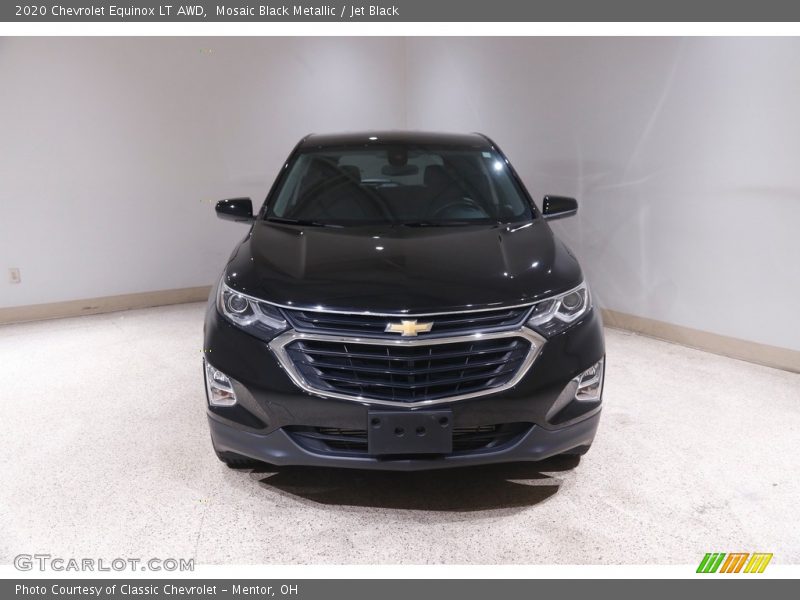 Mosaic Black Metallic / Jet Black 2020 Chevrolet Equinox LT AWD