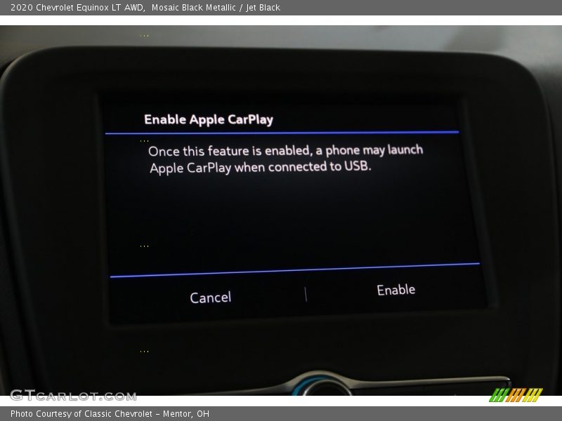 Mosaic Black Metallic / Jet Black 2020 Chevrolet Equinox LT AWD