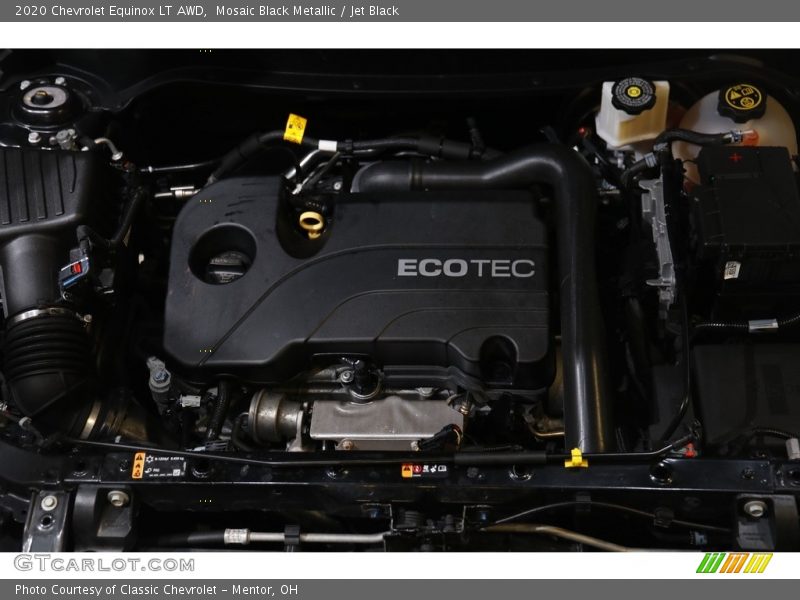 Mosaic Black Metallic / Jet Black 2020 Chevrolet Equinox LT AWD