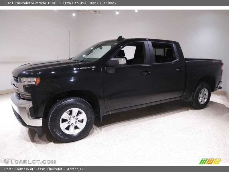 Black / Jet Black 2021 Chevrolet Silverado 1500 LT Crew Cab 4x4
