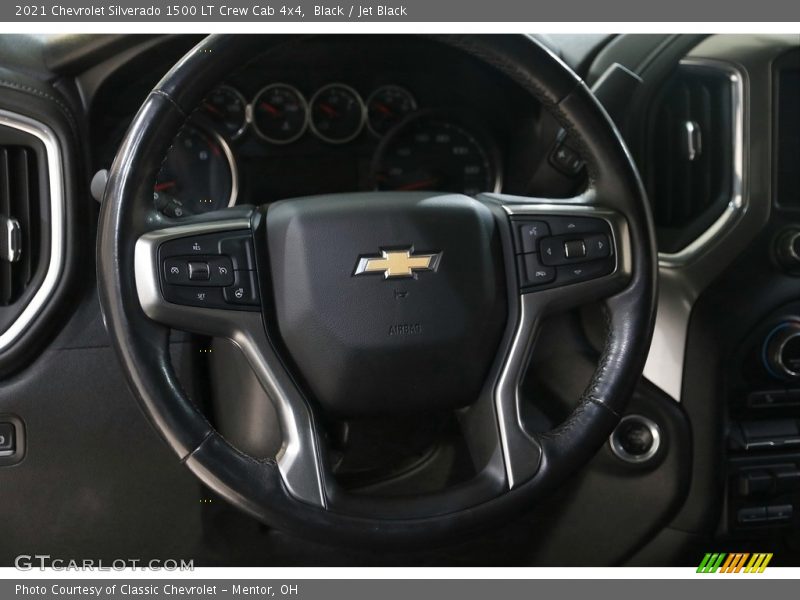 Black / Jet Black 2021 Chevrolet Silverado 1500 LT Crew Cab 4x4