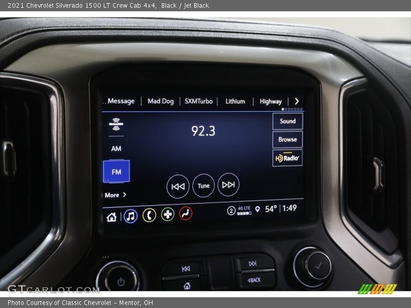 Black / Jet Black 2021 Chevrolet Silverado 1500 LT Crew Cab 4x4