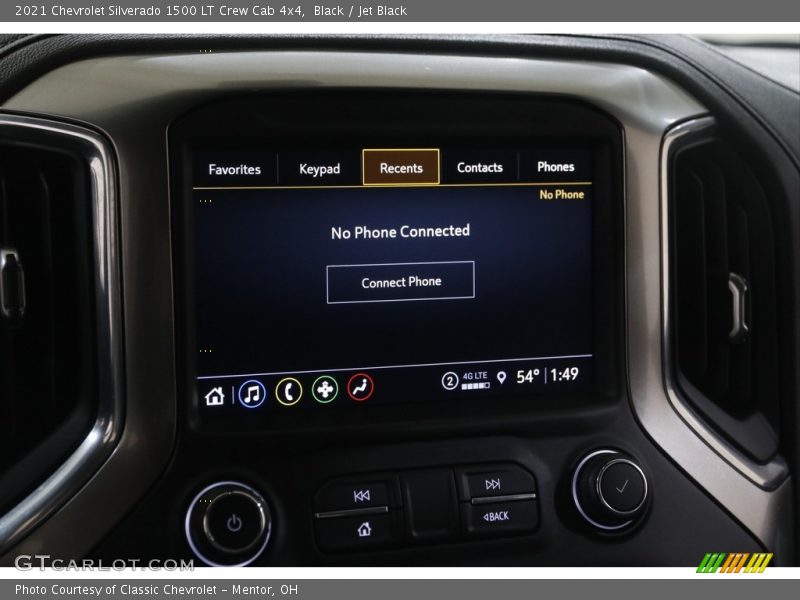 Black / Jet Black 2021 Chevrolet Silverado 1500 LT Crew Cab 4x4