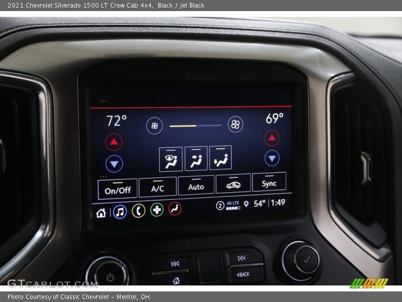 Black / Jet Black 2021 Chevrolet Silverado 1500 LT Crew Cab 4x4