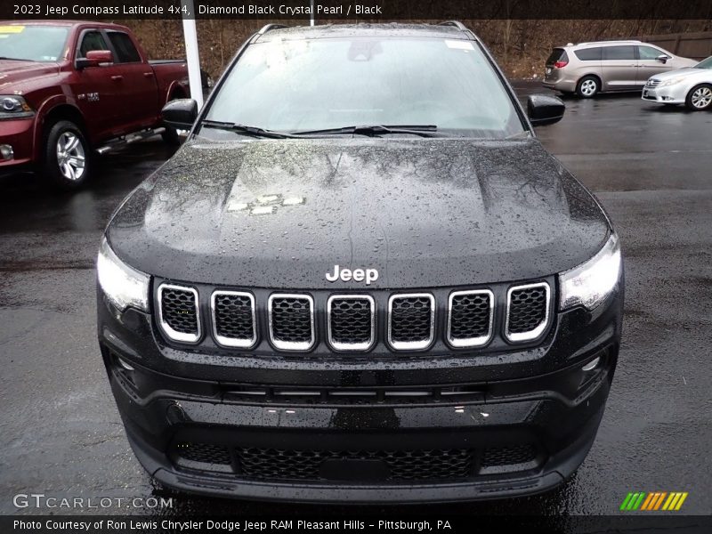 Diamond Black Crystal Pearl / Black 2023 Jeep Compass Latitude 4x4