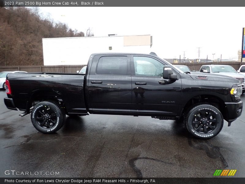 Black / Black 2023 Ram 2500 Big Horn Crew Cab 4x4