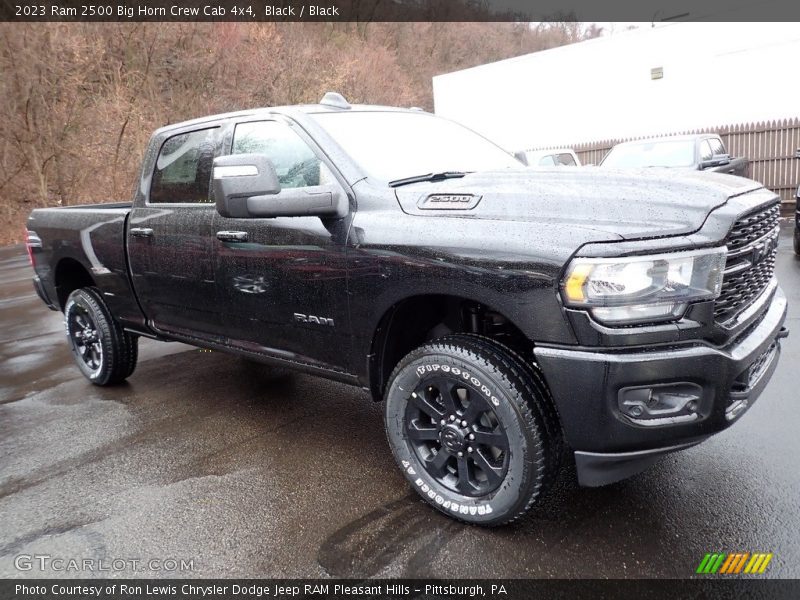 Black / Black 2023 Ram 2500 Big Horn Crew Cab 4x4