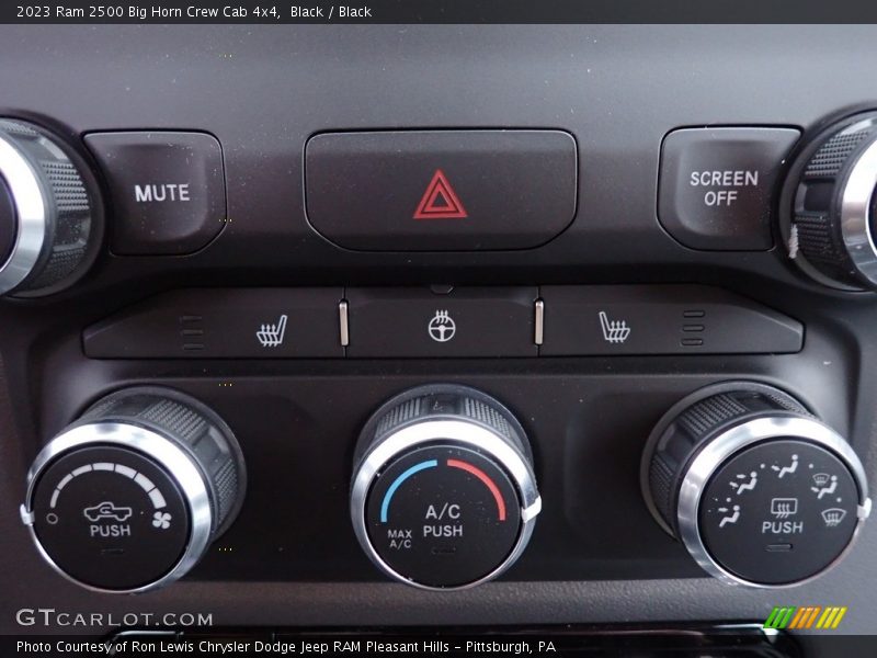Black / Black 2023 Ram 2500 Big Horn Crew Cab 4x4