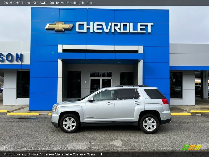 Quicksilver Metallic / Jet Black 2016 GMC Terrain SLE AWD