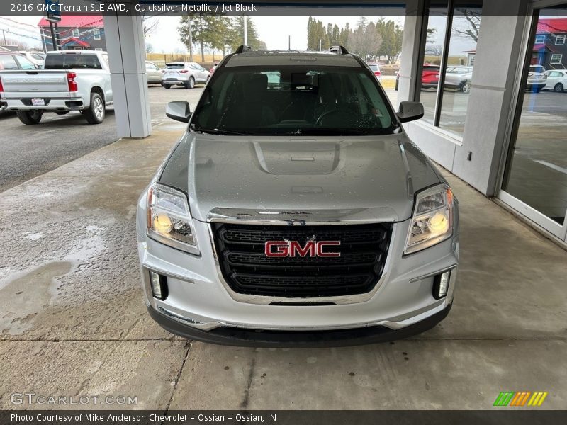 Quicksilver Metallic / Jet Black 2016 GMC Terrain SLE AWD