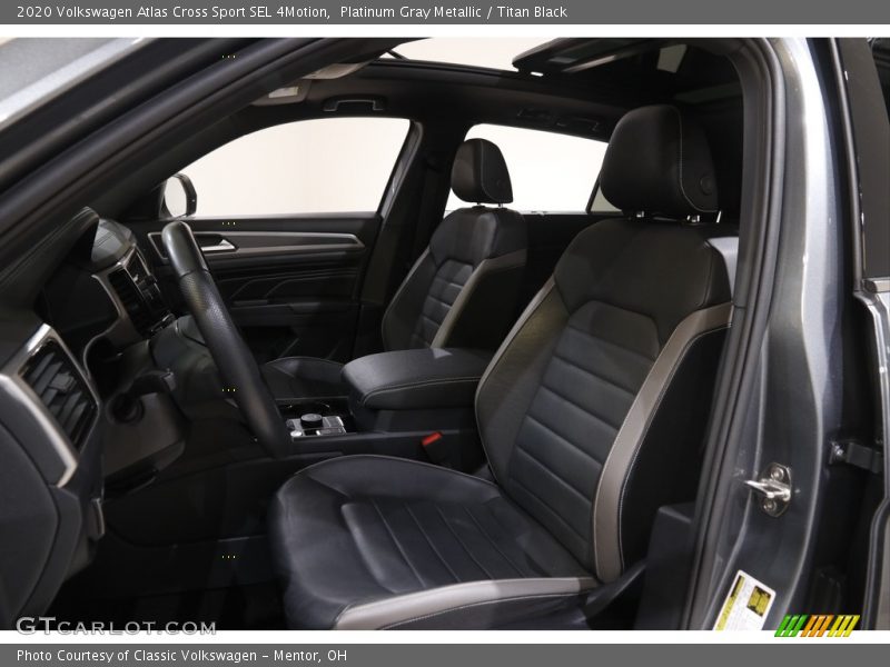 Front Seat of 2020 Atlas Cross Sport SEL 4Motion