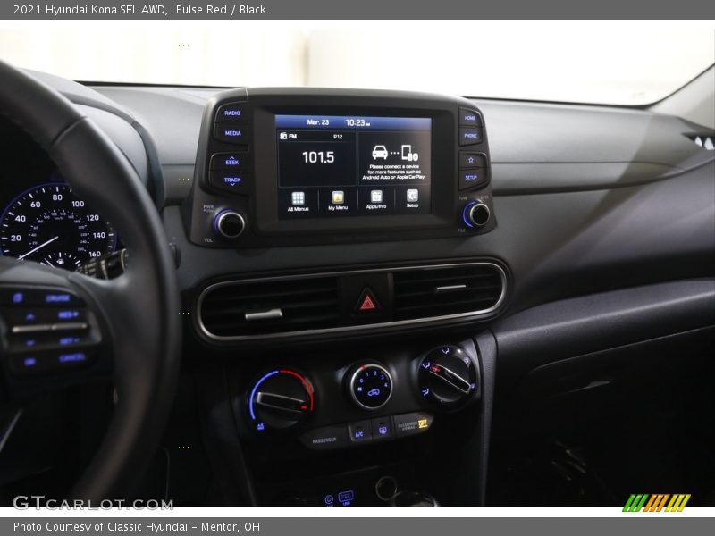 Pulse Red / Black 2021 Hyundai Kona SEL AWD