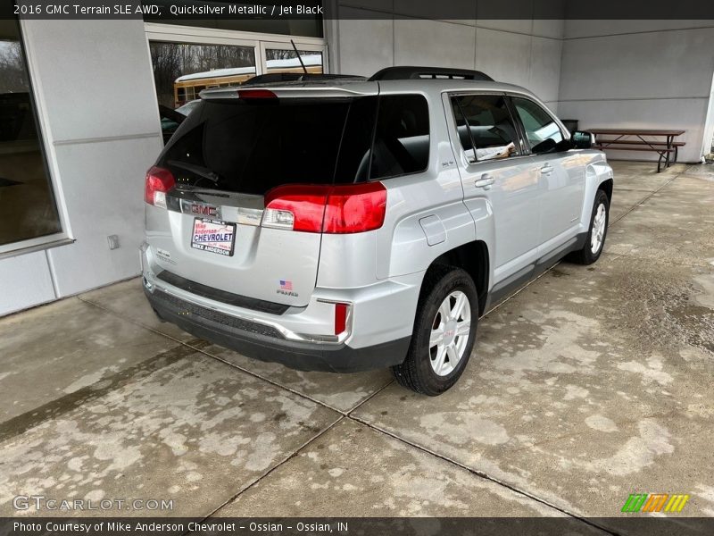 Quicksilver Metallic / Jet Black 2016 GMC Terrain SLE AWD