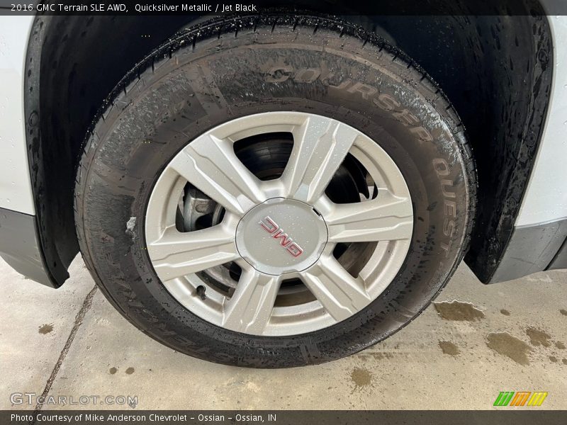 Quicksilver Metallic / Jet Black 2016 GMC Terrain SLE AWD