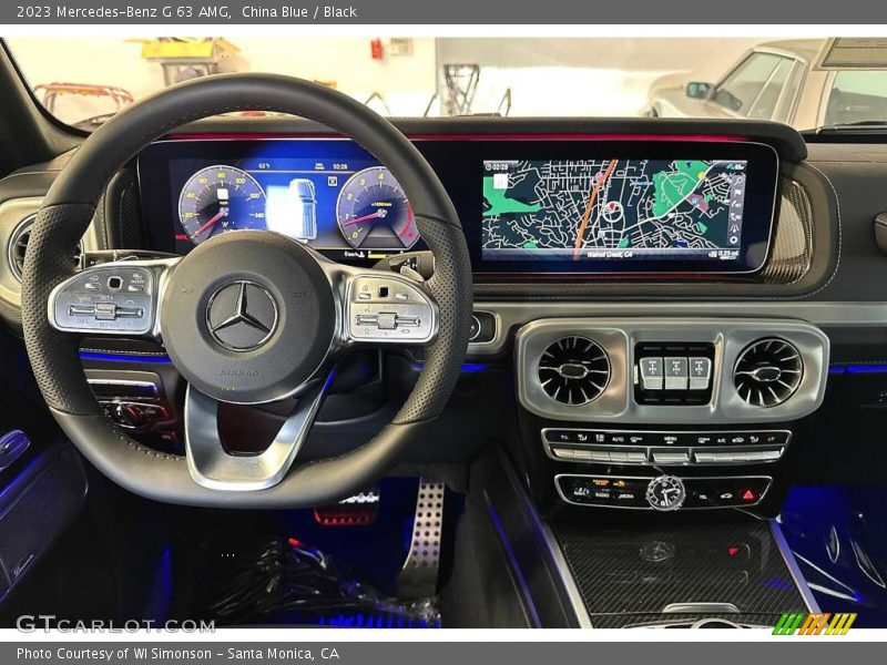 Dashboard of 2023 G 63 AMG