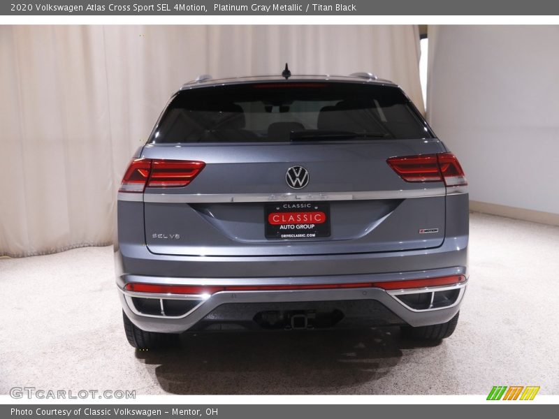 Platinum Gray Metallic / Titan Black 2020 Volkswagen Atlas Cross Sport SEL 4Motion