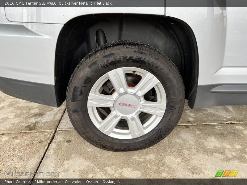 Quicksilver Metallic / Jet Black 2016 GMC Terrain SLE AWD
