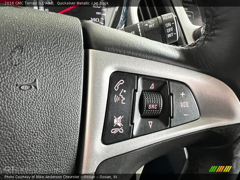 Quicksilver Metallic / Jet Black 2016 GMC Terrain SLE AWD