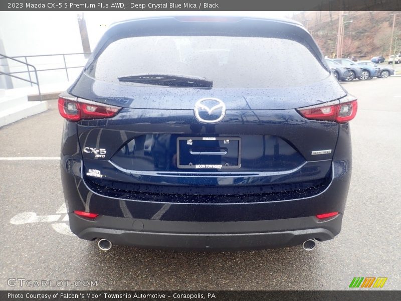 Deep Crystal Blue Mica / Black 2023 Mazda CX-5 S Premium Plus AWD