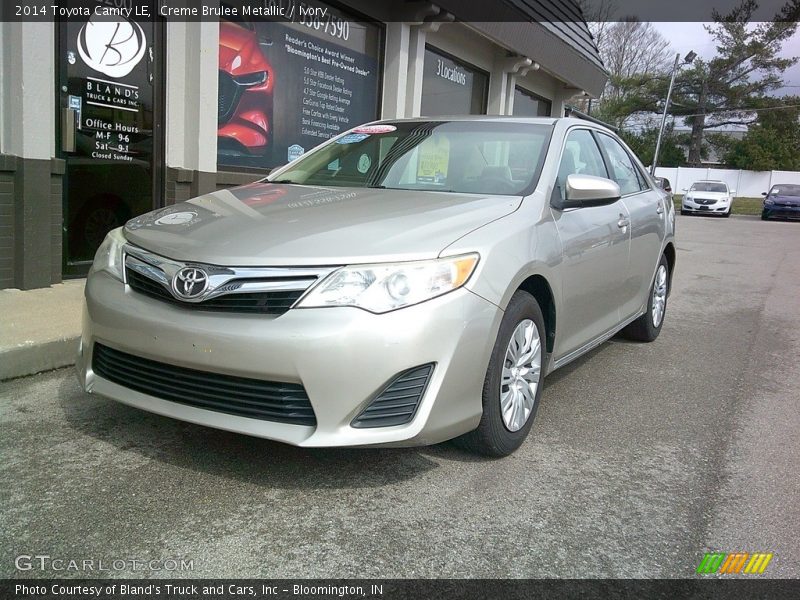 Creme Brulee Metallic / Ivory 2014 Toyota Camry LE