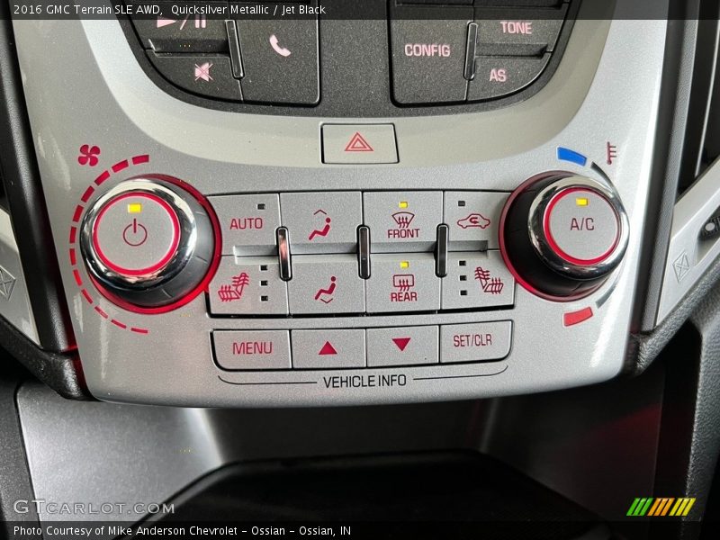 Quicksilver Metallic / Jet Black 2016 GMC Terrain SLE AWD