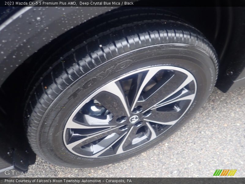 Deep Crystal Blue Mica / Black 2023 Mazda CX-5 S Premium Plus AWD