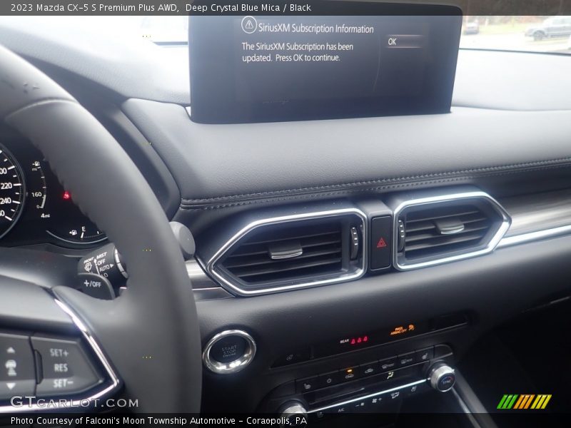 Deep Crystal Blue Mica / Black 2023 Mazda CX-5 S Premium Plus AWD